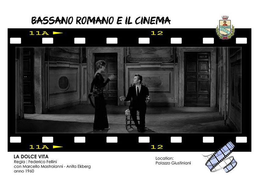 Bassano Romano e il Cinema – Il Palazzo Odescalchi Giustiniani a Bassano Romano, è stato lo straordinario scenario di molti film storici tra i quali “La dolce vita”.